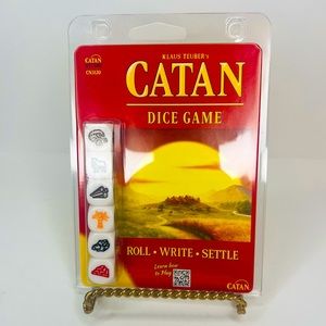 New Catan Dice Game Settlers of Catan Games NIB Travel Game